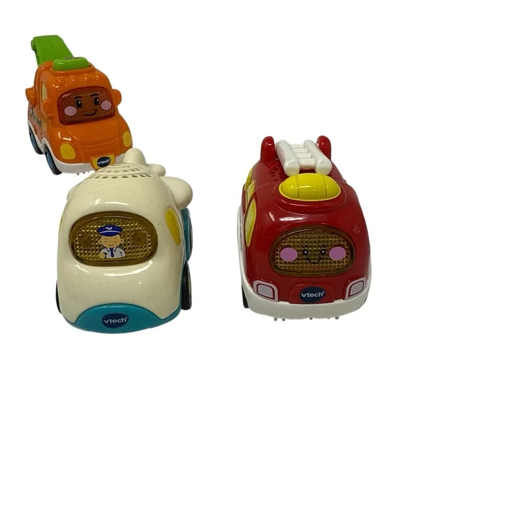 Set Of 6‎ V-Tech Go Go Smart Wheels Cars Race Car Plane Fire Truck Working